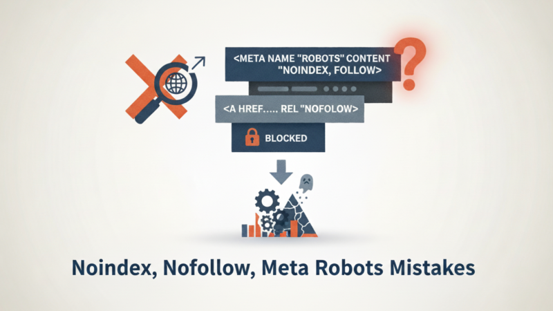 Noindex, Nofollow, Meta Robots Mistakes